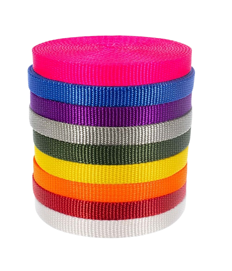 Tubular nylon webbing and flat nylon webbing